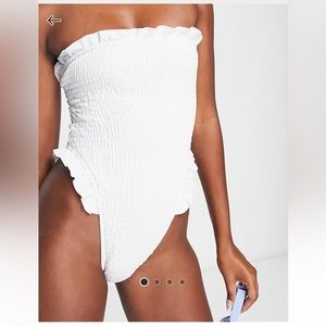 South Beach ASOS white one piece size US 4